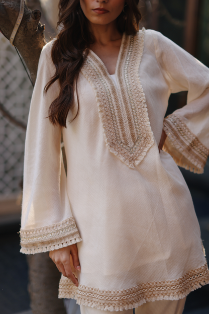 Flared Cotton Tassel Set
