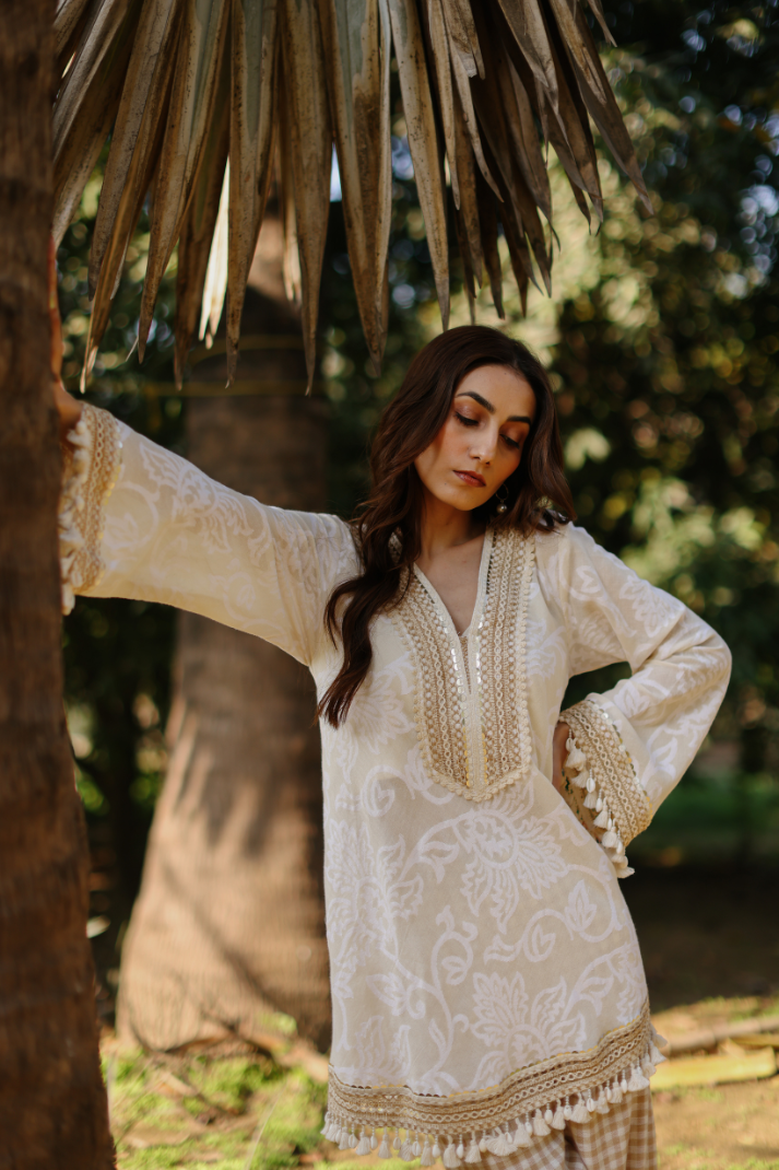 Tonal Tassels Coord Set