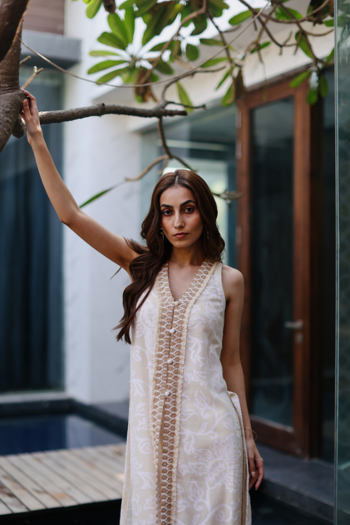 Slit Kurta Coord Set