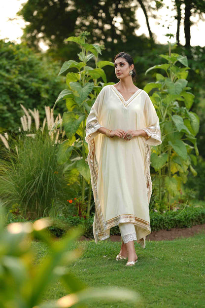 Kaftan with gota lines and pants